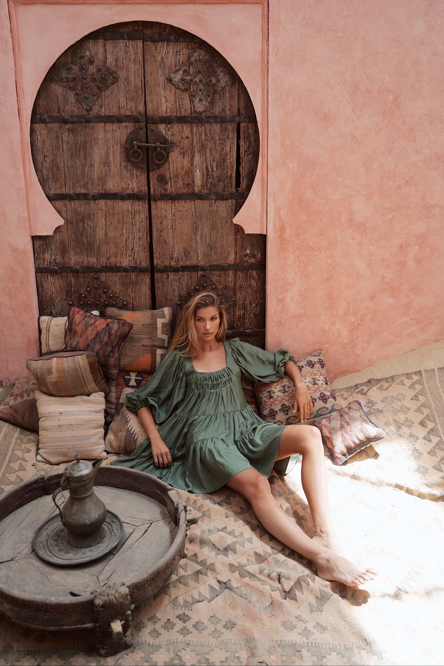 DRESS SANKARA GREEN