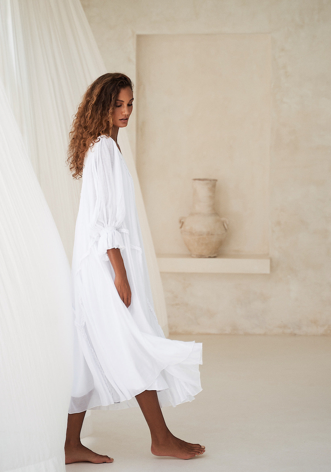 DRESS AVRORA WHITE