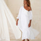 DRESS AVRORA WHITE