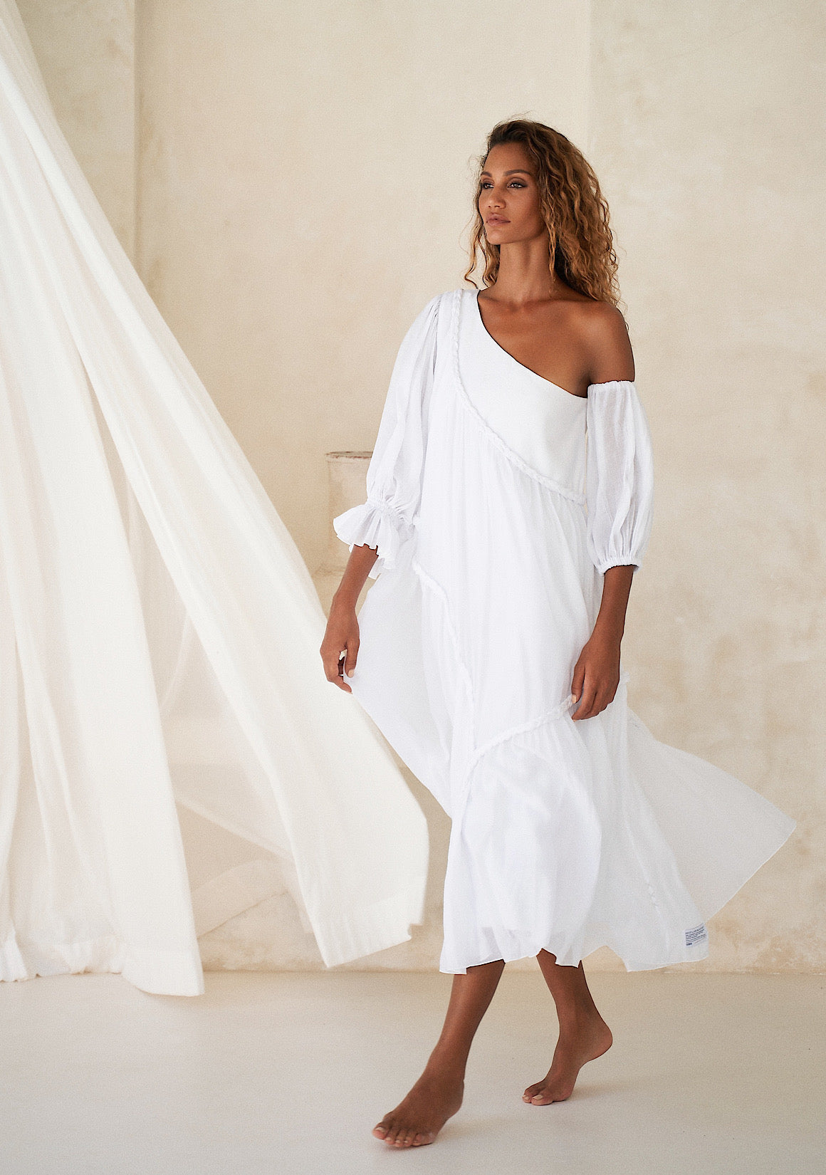DRESS AVRORA WHITE