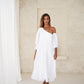 DRESS AVRORA WHITE