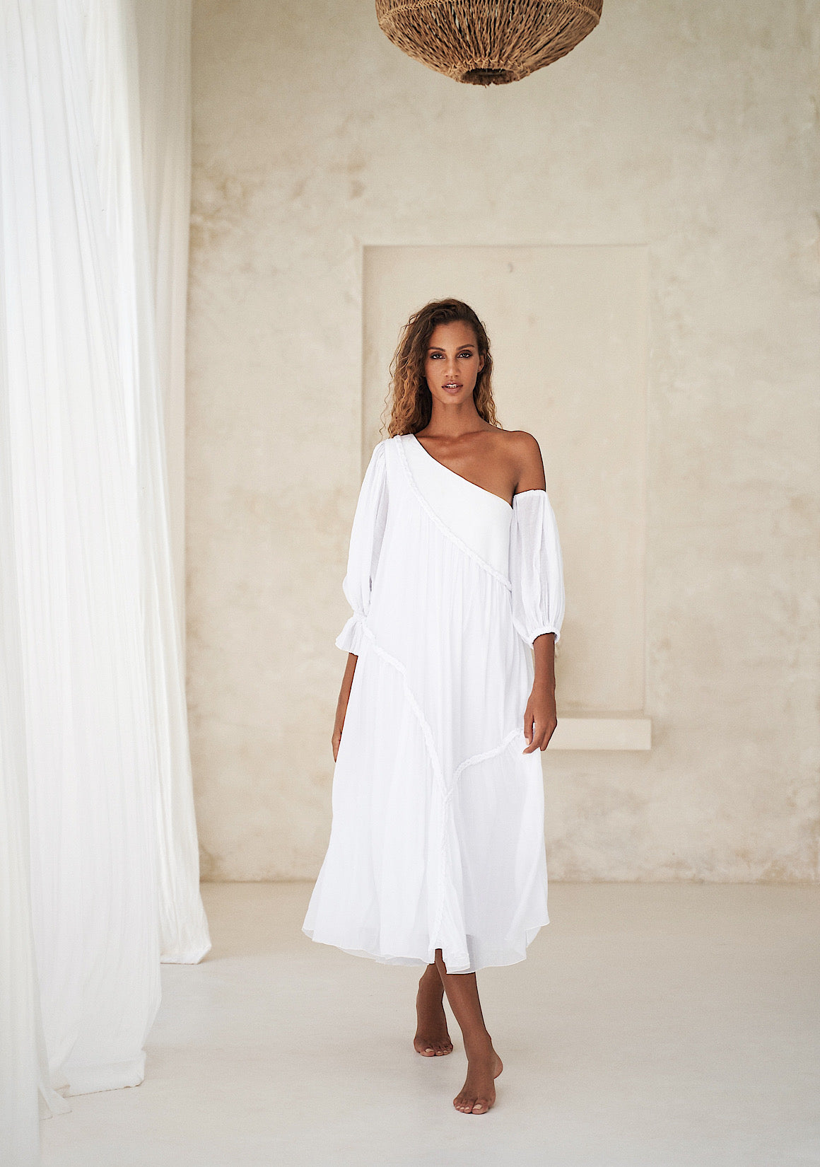 DRESS AVRORA WHITE