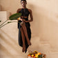 DRESS ROYAL BLACK