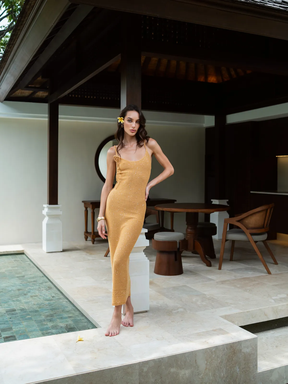 Knit Long Dress Solea